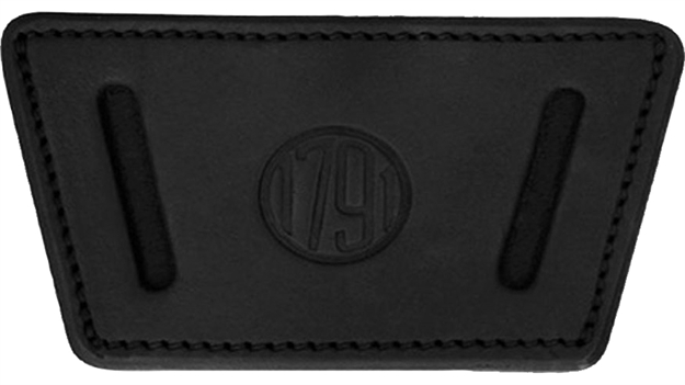 Picture of 1791 Gunleather Uiwxsbla Uiw Max  Iwb/Owb Black Leather Belt Clip Fits Most Mid-Large Frame Autos With Rail, Laser & Light Ambidextrous UIW-X-SBL-A 816161021279