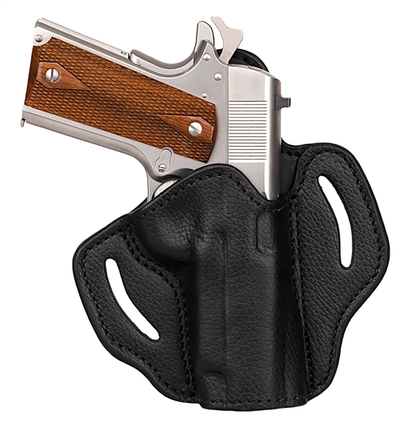 Picture of  1791 Gunleather Ucbh1nsbr Ultra Custom  Owb Size 01 Night Sky Black Leather Belt Clip Fits 1911 Right Hand 816161027974