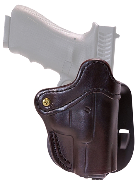 Picture of 1791 Gunleather Orpdh2.3Sbrr Optic Ready Paddle Holster Owb Size 2.3 Signature Brown Leather Right Hand OR-PDH-2.3-SBR-R