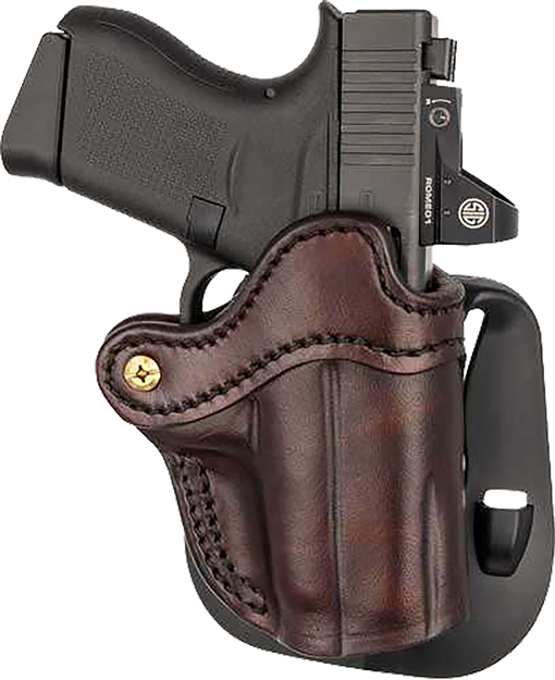 Picture of 1791 Gunleather Orpdhcsbrr Optics Ready Paddle Holster C Owb Signature Brown Leather Fits 2.50-3" Barrel Right Hand OR-PDH-C-SBRR 816161029688