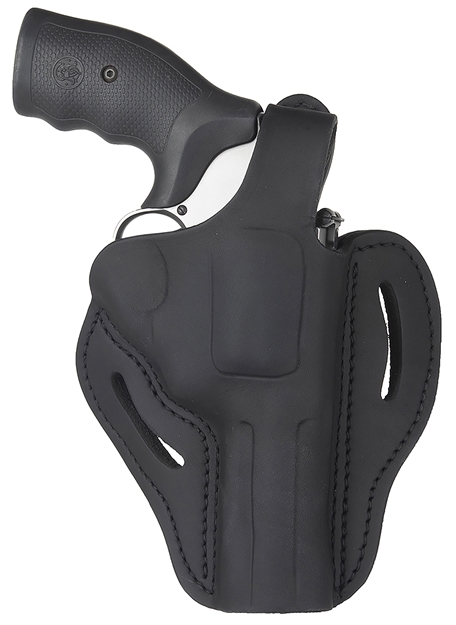 Picture of 1791 Gunleather Rvhx2sblr Rvhx-2  Owb Size 02 Stealth Black Leather Fits UP TO 4" Barrel, K/L-Frame, Belt Slide Right Hand RVHX-2-SBL-R