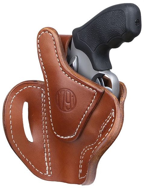 Picture of 1791 Gunleather Rvhx2scbrr Rvhx-2S  Owb Size 02S Classic Brown Leather Fits UP TO 3" Barrel, K/L-Frame, Belt Slide Right Hand RVHX-2S-SBL-R