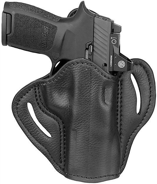 Picture of 1791 Gunleather Ucbh24nsbr Ultra Custom  Owb Size 2.4 Night Sky Black Leather Belt Slide Fits Sig P320 Fits Springfield Xd-M Right Hand UCBH2.4NSBR 816161029954