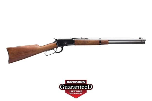 Picture of  Winchester Repeating Arms 534177141 Model 1892 Carbine Full Size 45 Colt (Lc) 10+1 20" Brushed Polish Blued Sporter Barrel, Drilled & Tapped Steel Receiver, Satin Walnut Straight Grip Wood Stock 048702119620