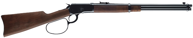 Picture of  Winchester Guns 534190137 Model 1892 Large Loop Carbine 357 Mag 10+1 Cap 20" Brushed Polish Blued Rec/Barrel Satin Walnut Fixed Straight Grip Stock Right Hand (Full Size) 048702121135