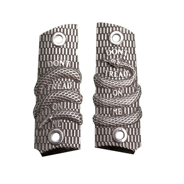 Picture of 1911 Pistol Grip Sterling Silver Don'T Tread ON ME