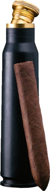 Picture of 2 Monkey Trading Monkey Cigar Tube Made From 30Mm A-10 Casing Black