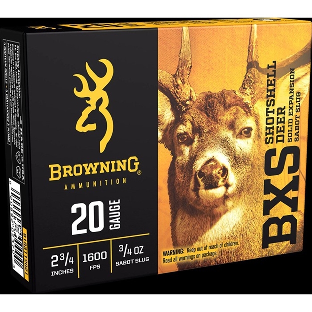 Picture of Bxs Shotshell Deer 20 Gauge 2-3/4'' Sabot Slug Shotgun Ammo N/A -