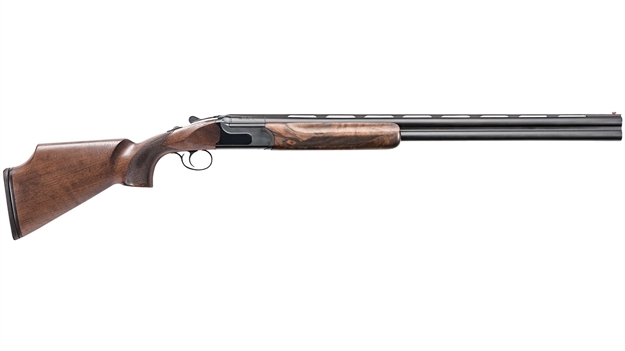 Picture of Charles Daly 930126 214E Compact 12 Gauge 2Rd 3" 28" Vent Rib Barrel, Blued Metal Finish, Checkered Oiled Walnut Stock & Forend, Includes 5 Choke Tubes 930.126