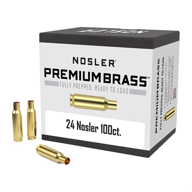 Picture of 24 Nosler Brass Case N/A 054041100854