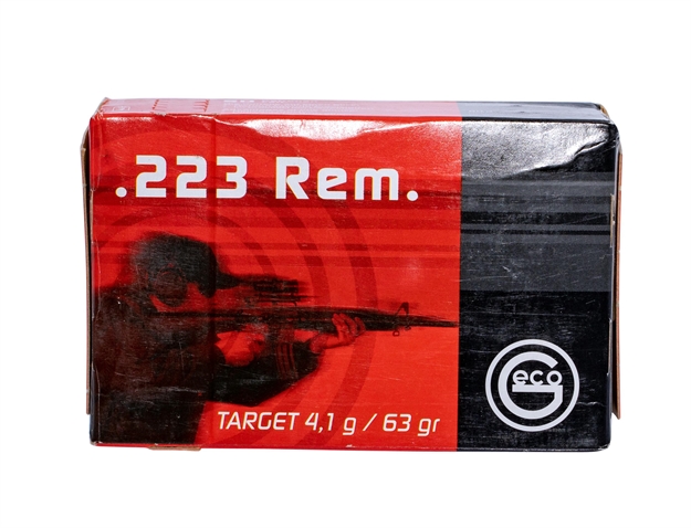 Picture of 256240050 Fmj Geco 
.223 Remington 63 GR Full Metal Jacket 50 Bx/20 CS