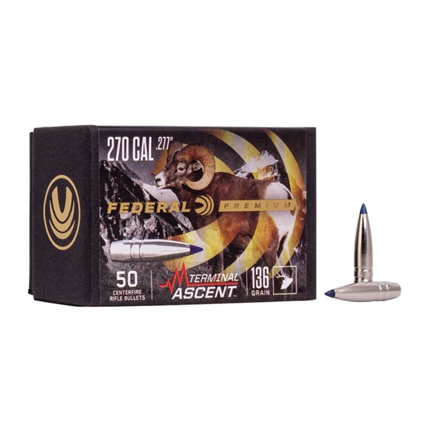 Picture of 270 Caliber (0.277'') 136Gr Terminal Ascent 50/Box