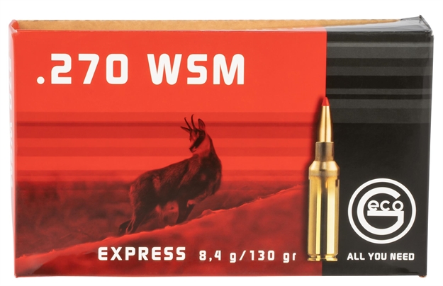 Picture of 283840020 Express Geco 
270 Winchester Short Magnum 130 GR Express Tip 20 Bx/10 CS