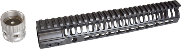 Picture of 2A Bl-Rail Key-Mod Gen2 12" Titanium Barrel Nut Ar-15 Blk