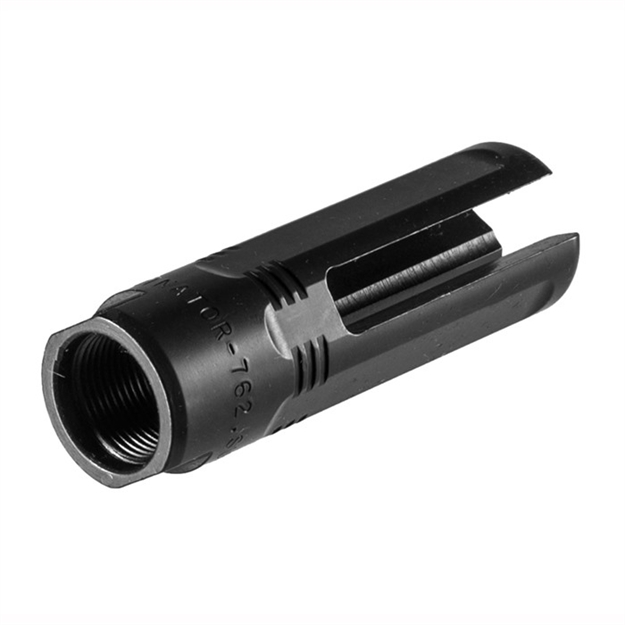 Picture of  Surefire 3Peliminator7625824 3P Eliminator Flash Hider Black Nitride Stainless Steel With 5/8"-24 Tpi Threads & 2.80" Oal For 7.62X51mm Nato Ar-10