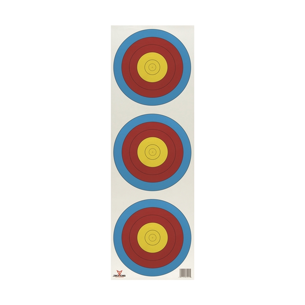Picture of .30-06 Outdoors Vertical 3 Spot Paper Target 100Ct