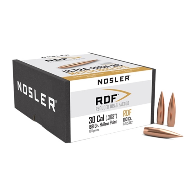 Picture of 30 Caliber (0.308'') Reduced Drag Factor Bullets N/A