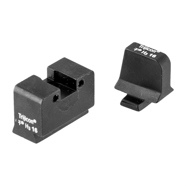 Picture of Trijicon 600921 Suppressor/Optic Height Sights  Green/Tritium White Outline Front Sight-Green/Tritium White Outline Rear Sight Springfield Armory Xd/Xd-M/Xd Mod.2 SP201C600921 719307213456