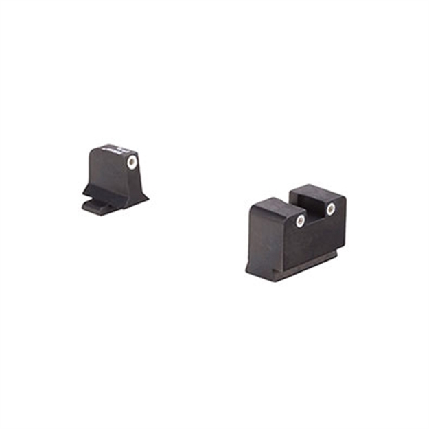 Picture of Trijicon 600921 Suppressor/Optic Height Sights  Green/Tritium White Outline Front Sight-Green/Tritium White Outline Rear Sight Springfield Armory Xd/Xd-M/Xd Mod.2 SP201C600921