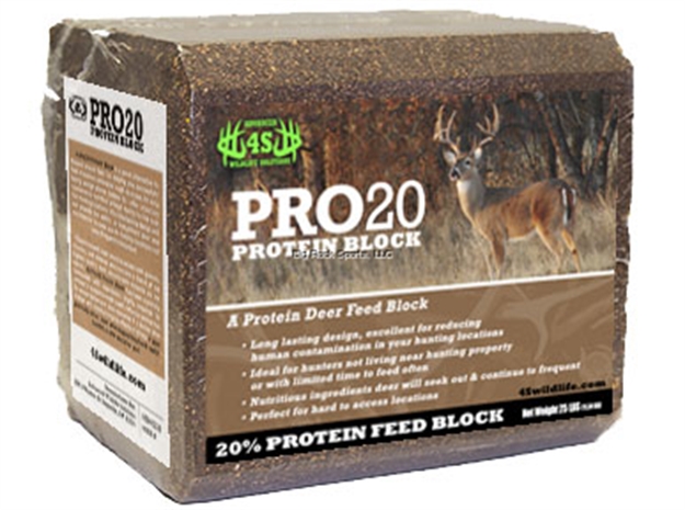 Picture of 4S Pro 20 Protein Block, Made From Soybean, Alfalfa,And Peanut Meal .