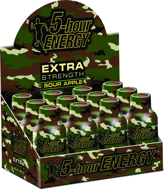 Picture of 5-Hour Energy Extra Strength 1.93 FL OZ Sour Aple (Camo Bottle)