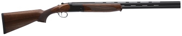 Picture of  Stevens 22165 555  Full Size 12 Gauge Break Open 3" 2Rd 28" Black Satin Over/Under Vent Rib Barrel, Satin Black Aluminum Receiver, Fixed Turkish Walnut Stock, Ambidextrous 011356221650