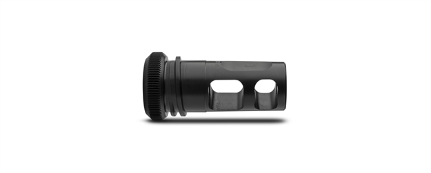 Picture of  Advanced Armament Company 64178 Blackout Muzzle Brake 30 Cal 5/8"-24 Tpi, Black Steel, For Aac 51T Suppressors 850036491118