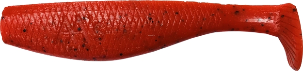 Picture of Aa's 7" Bad Bubba Shads #212 Tomato Ppr Bulk 10Pc Package