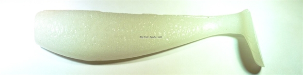 Picture of Aa's 9" Bad Bubba Shads Bulk 10Ct #209 Pearl White