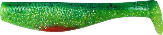 Picture of Aa's 9" Bad Bubba Shads Bulk 10Ct #258 Hot Belly Dorado