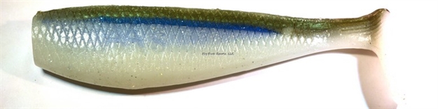 Picture of Aa's 9" Bad Bubba Shads Bulk 10Ct #T72 Smelt