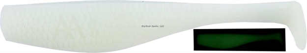 Picture of Aa's 9" Bad Bubba Shads #Glw Glow IN Dark Bulk 10Pc Package