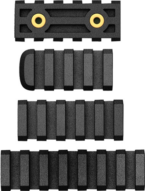 Picture of AB Arms Arms Rail Combo Pack Ltf 7/5/4 Slot Rails Black ABALTFCR