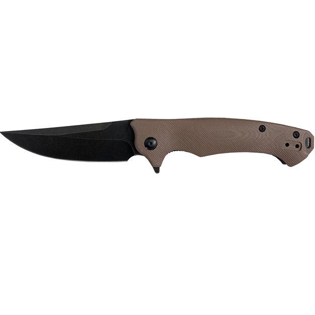 Picture of Abkt Elite Night Stalker Folder 3.5 IN Blade Tan G-10