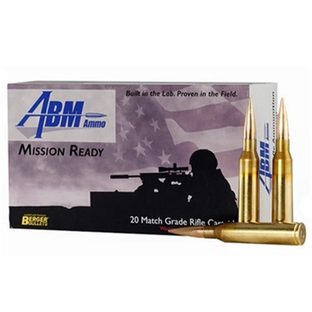 Picture of Abm Mission Ready 338 Lapua Mag 300Gr Berger Match Hybrid OT
