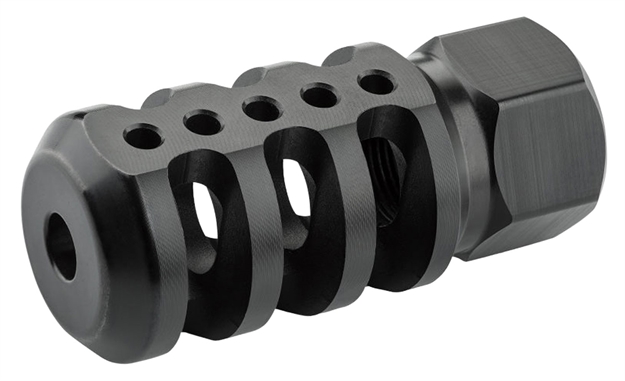 Picture of Accu-Tac Bmb-0200 Tank II Muzzle Brake 223 Remington/5.56 Nato 2.2" L 1/2X28 Tpi Steel Black