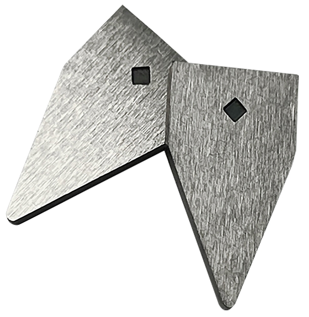 Picture of  Accusharp 003 Replacement Sharpening Blades Tungsten Carbide Blade Gray 2 Blades