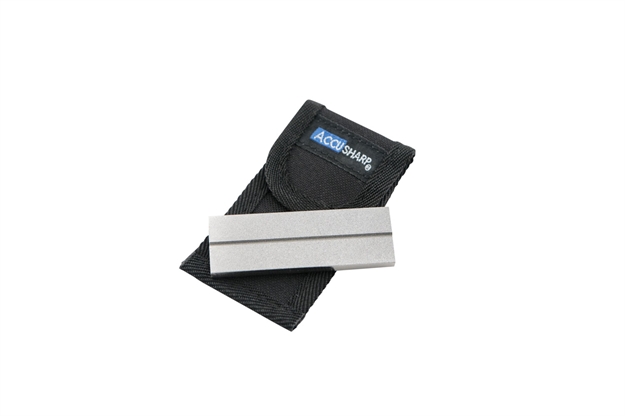 Picture of  Accusharp 027C Pocket Stone  Fine/Coarse Diamond Sharpener Gray