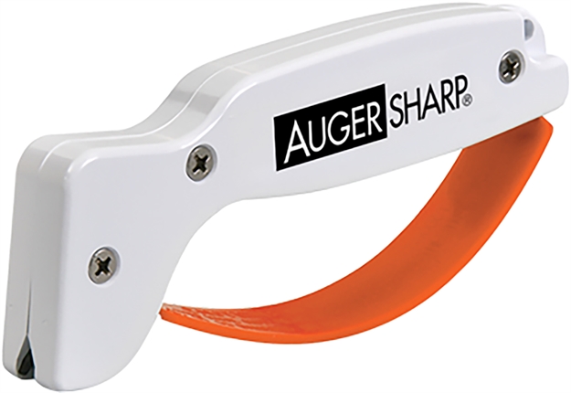 Picture of  Accusharp 007C Augersharp Sharpener Diamond Tungsten Carbide Sharpener White/Orange 015896000072
