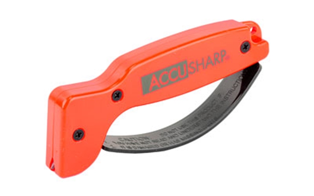 Picture of  Accusharp 014C Sharpener  Hand Held Tungsten Carbide Sharpener Orange
