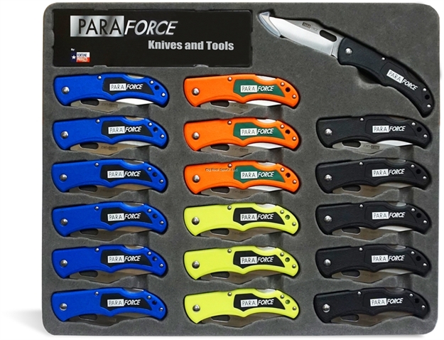 Picture of Accusharp Paraforce Lockback Knife 18 Piece Display 801LBKS 015896008016