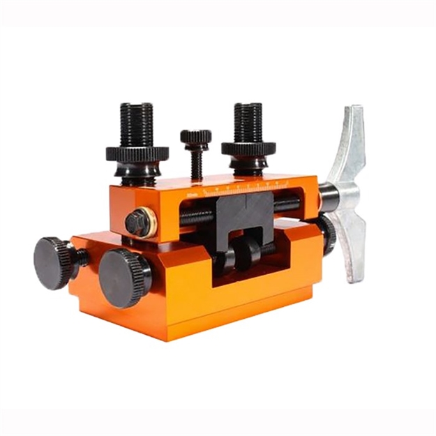 Picture of  Lyman 7031287 Accusight Pistol Sight Tool Handgun Aluminum Orange 011516712875