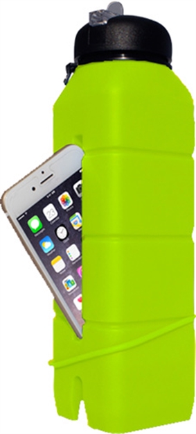 Picture of Ace Camp Sound Bottle Light Green Holds 26 FL OZ Silicone