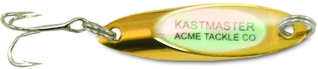 Picture of Acme Kastmaster Flash Tape Spoon, 1 3/8", 1/8 Oz, Gold & UV