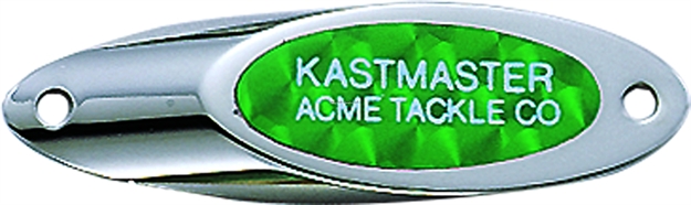 Picture of Acme Kastmaster Flash Tape Spoon, 2-1/2", 3/4 OZ Chrome Green