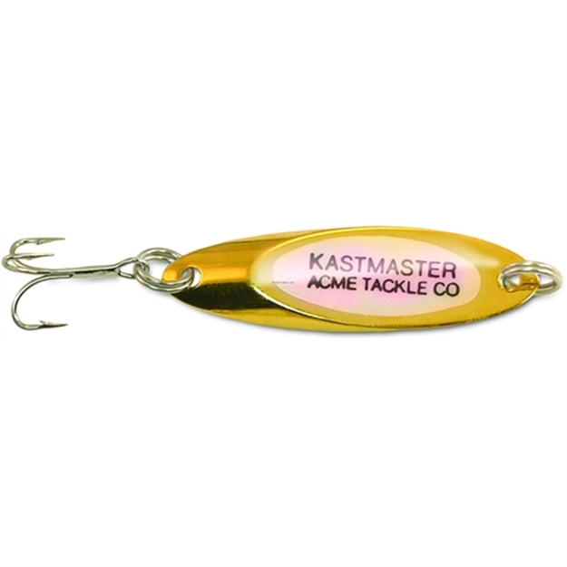 Picture of Acme Kastmaster Glow Spoon 2", 3/8 Oz, Gold & Glow Red
