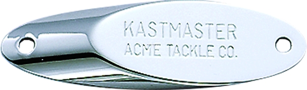 Picture of Acme Kastmaster Spoon, 2", 3/8 Oz, Chrome With White Bucktail