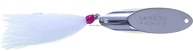 Picture of Acme Kastmaster XL Spoon, 2 3/4", 1 Oz, Chrome With White Bucktail