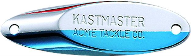 Picture of Acme Kastmaster XL Spoon, 3 1/2", 1 1/2 Oz, Chrome & Neon Blue