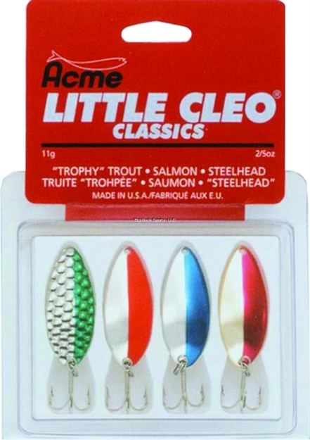 Picture of Acme Little Cleo Classics Lure Kit, 2/5 Oz, Assorted, 4/Pack